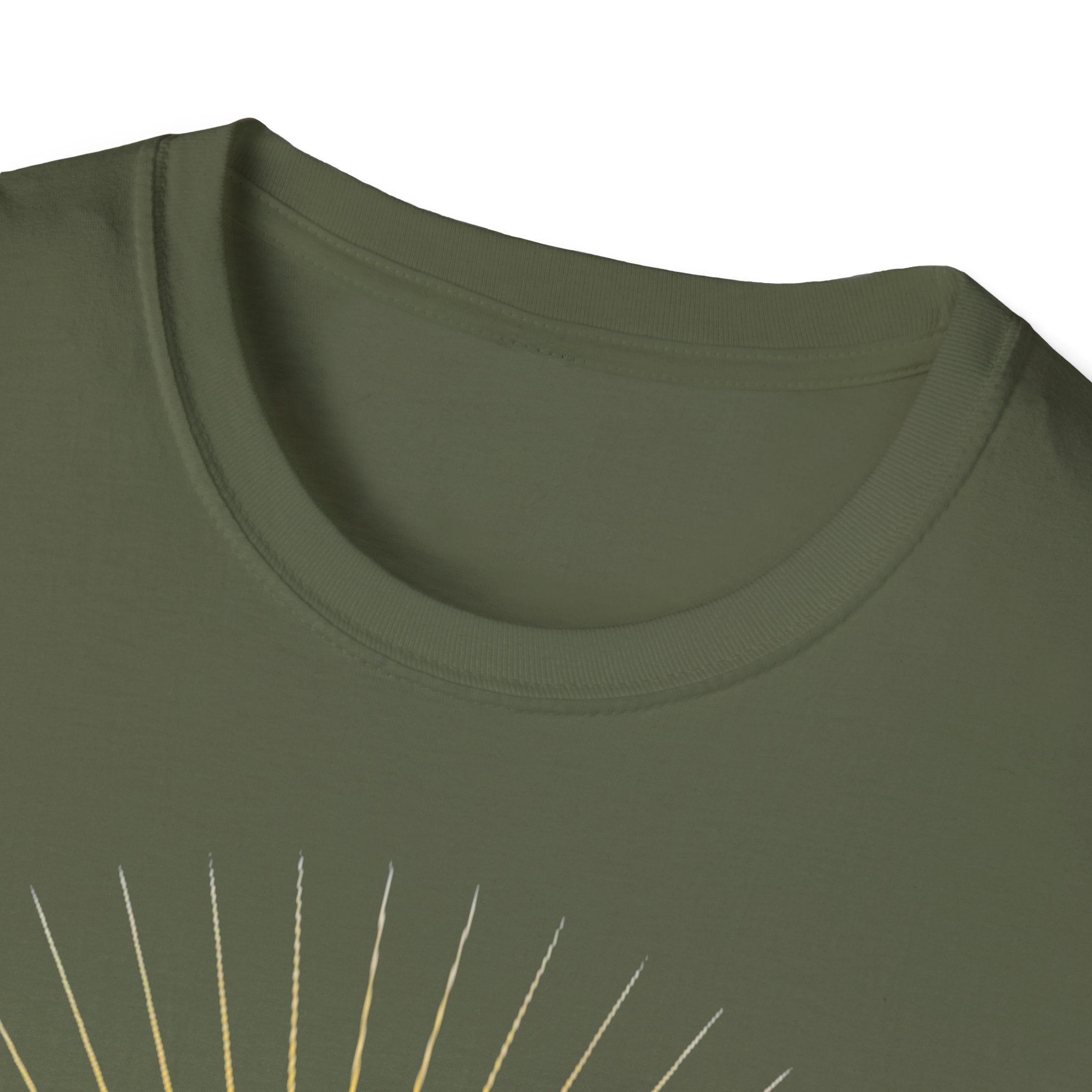 Rcnsons Unisex Softstyle Eagle Sun Wave T-Shirt