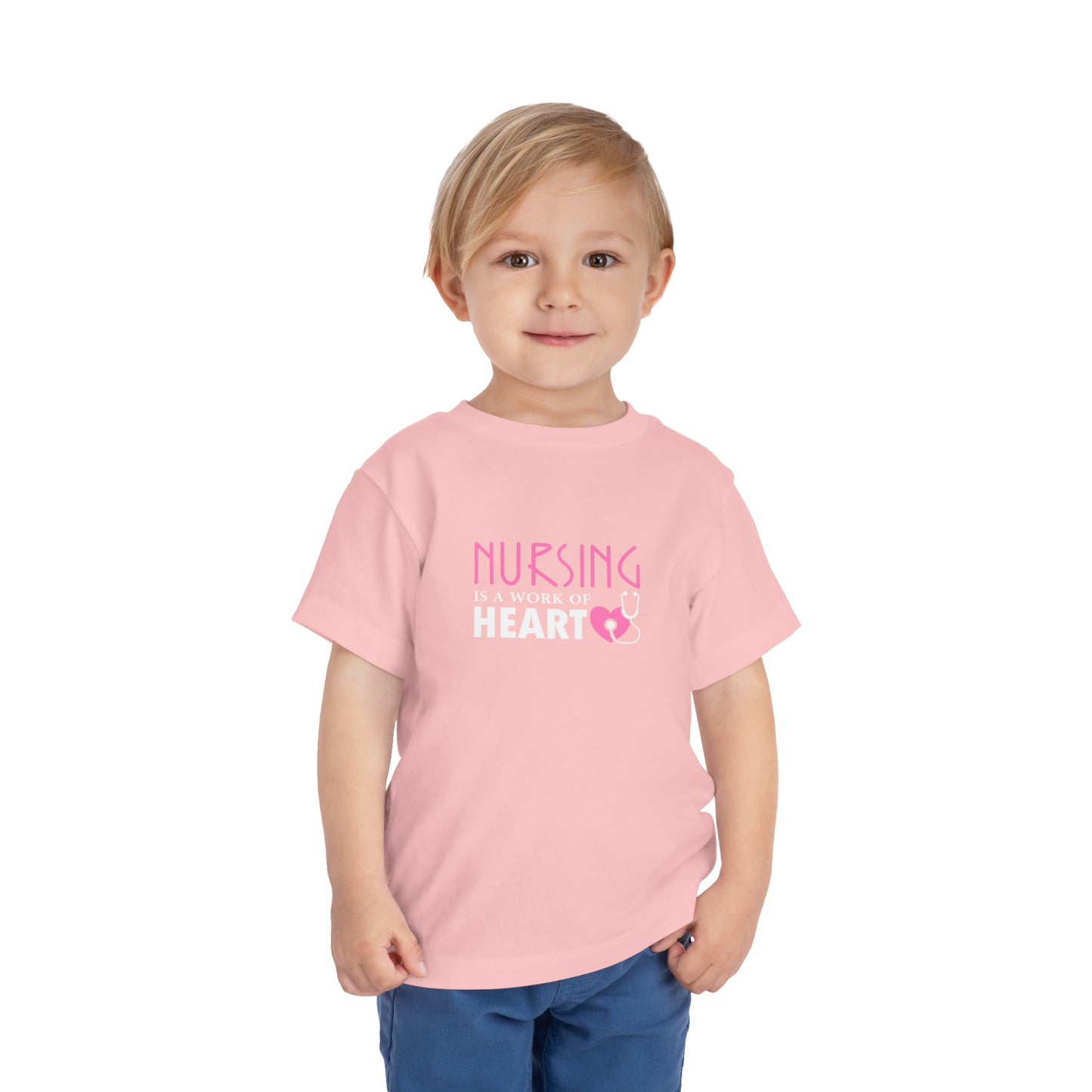 Nursing Is A Way Of Heart Toddler Tee