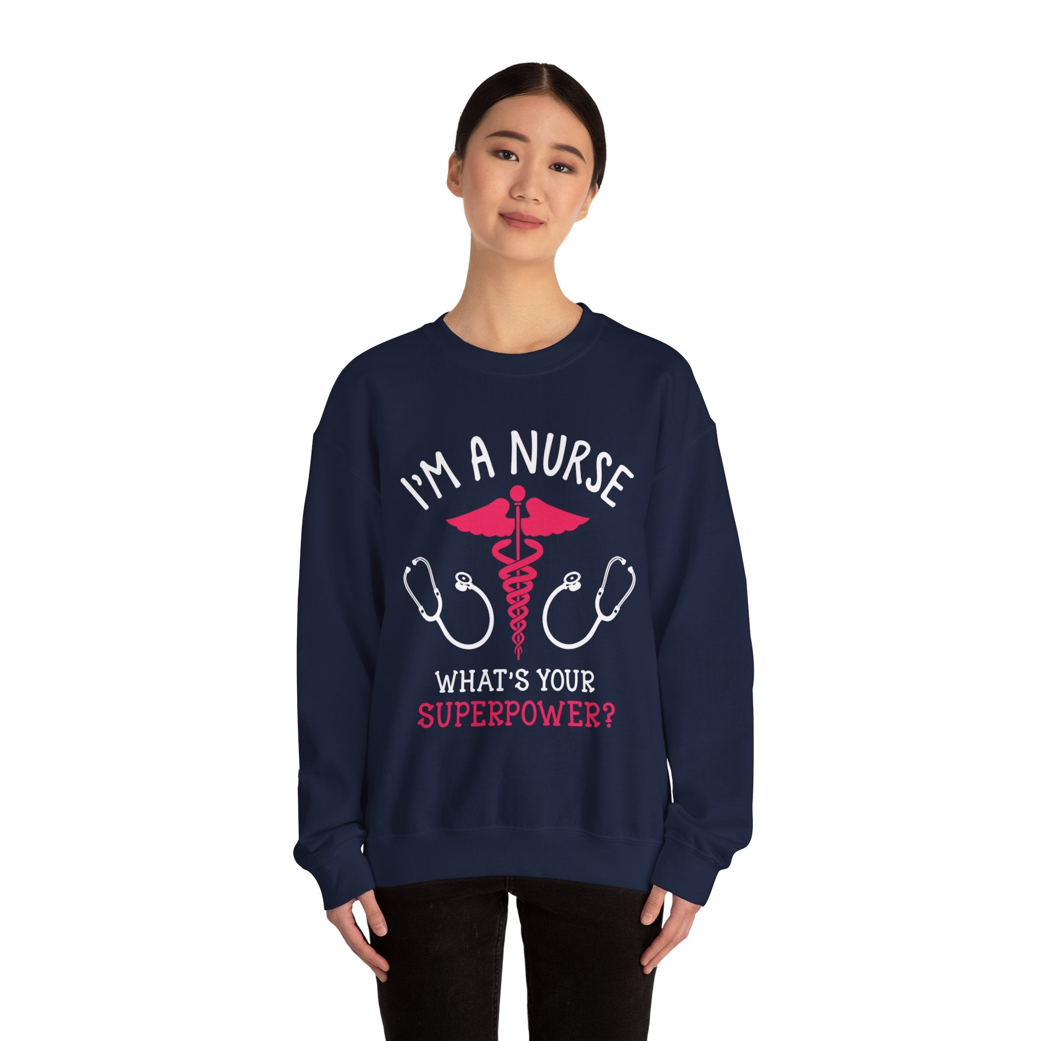 Je suis un sweat-shirt unisexe infirmière 
