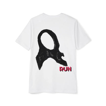 Men's Raglan T-Shirt with Frc Art Run Design Printify