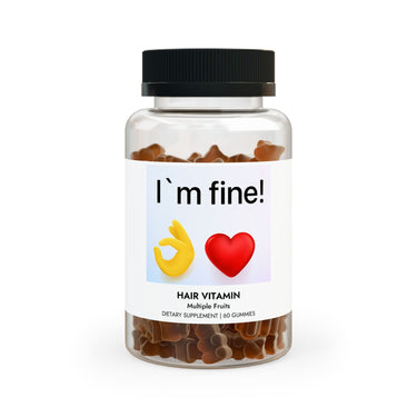 'I'm Fine'Hair Vitamin Gummies (60 Gummies)