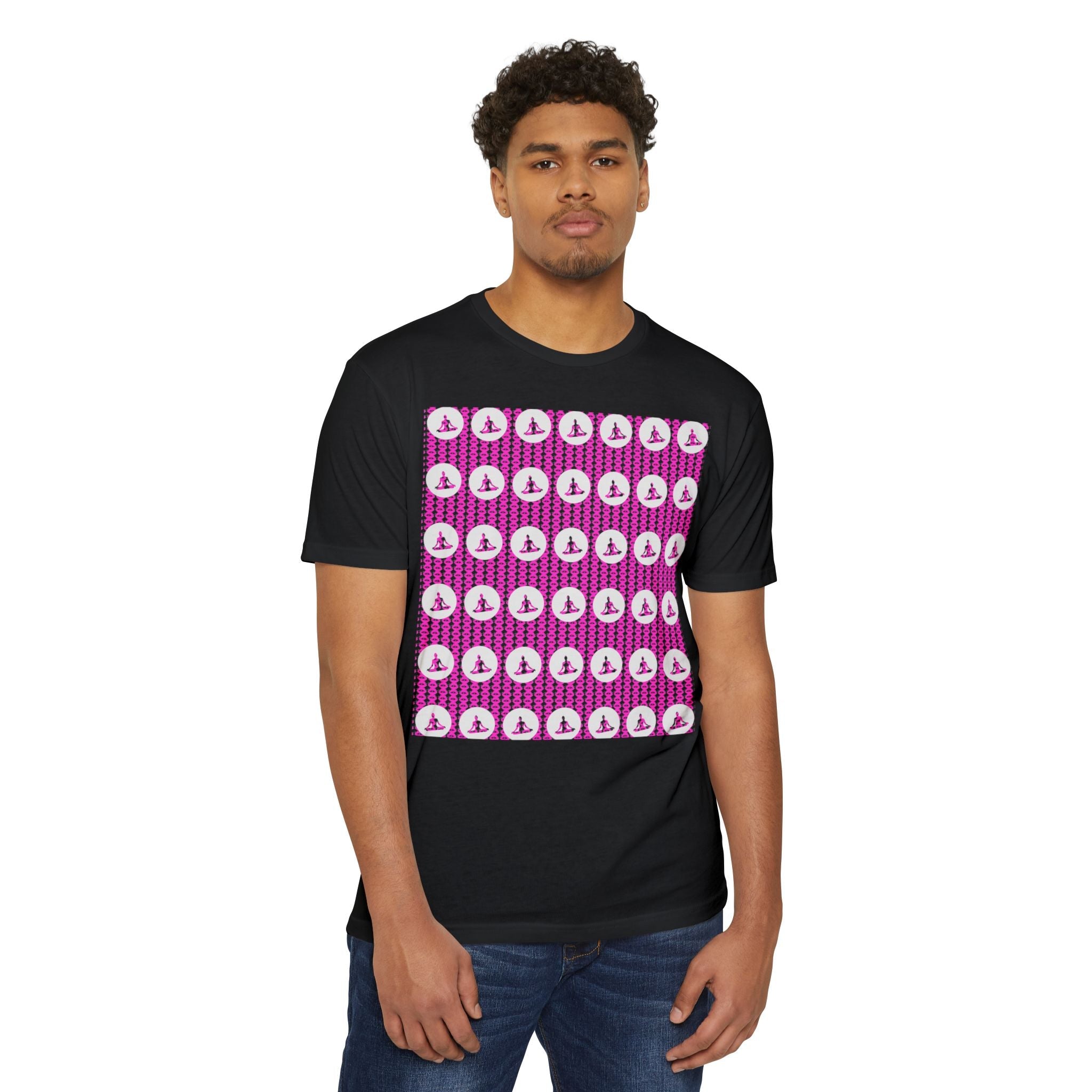 Chic Pink Pattern Unisex T-Shirt, Casual Wear, Trendy Shirt, Gift for Her, Summer Fashion, Everyday Style Printify