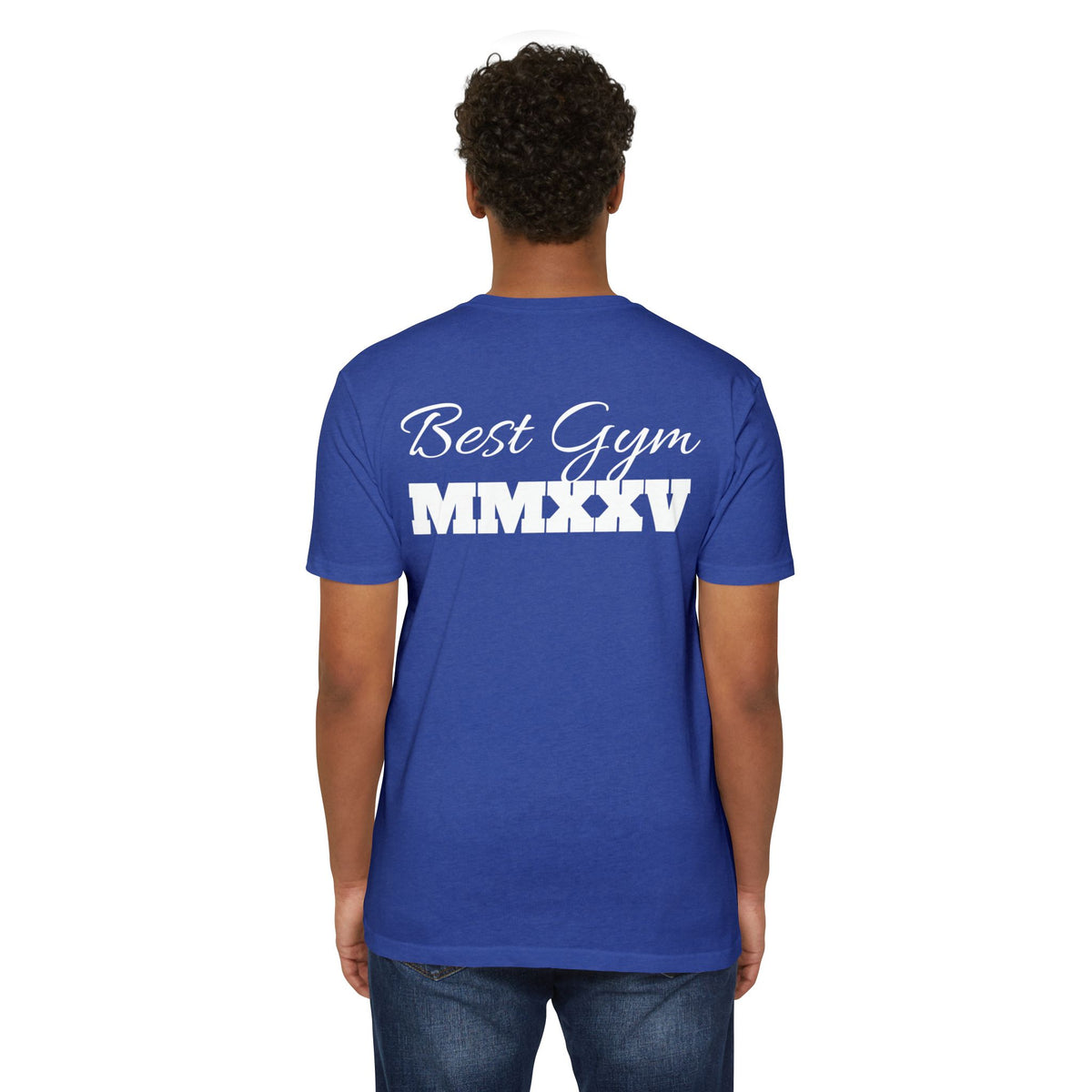 Best Gym Unisex CVC Jersey T-Shirt - Comfortable Fitness Apparel