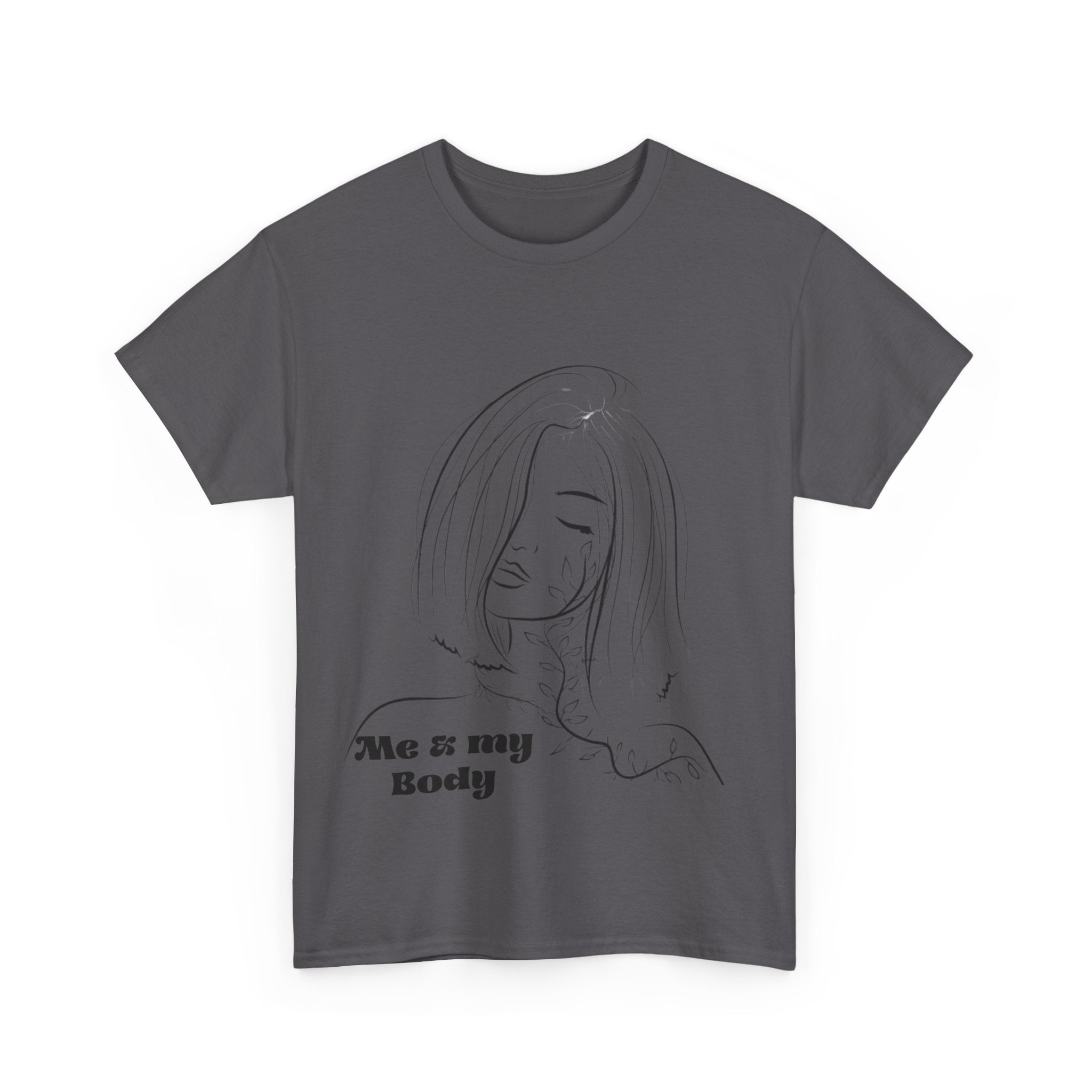 Unisex Faded Cotton Me my Body  Tee