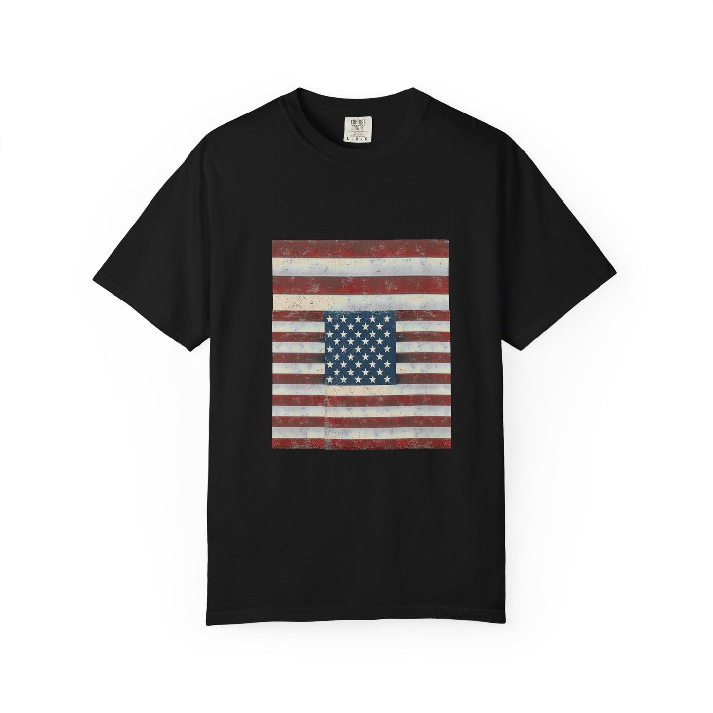 Patriotic Garment-Dyed T-Shirt | Perfect for 4th of July, Memorial Day, Casual Wear, Gifts, Americana Style Printify
