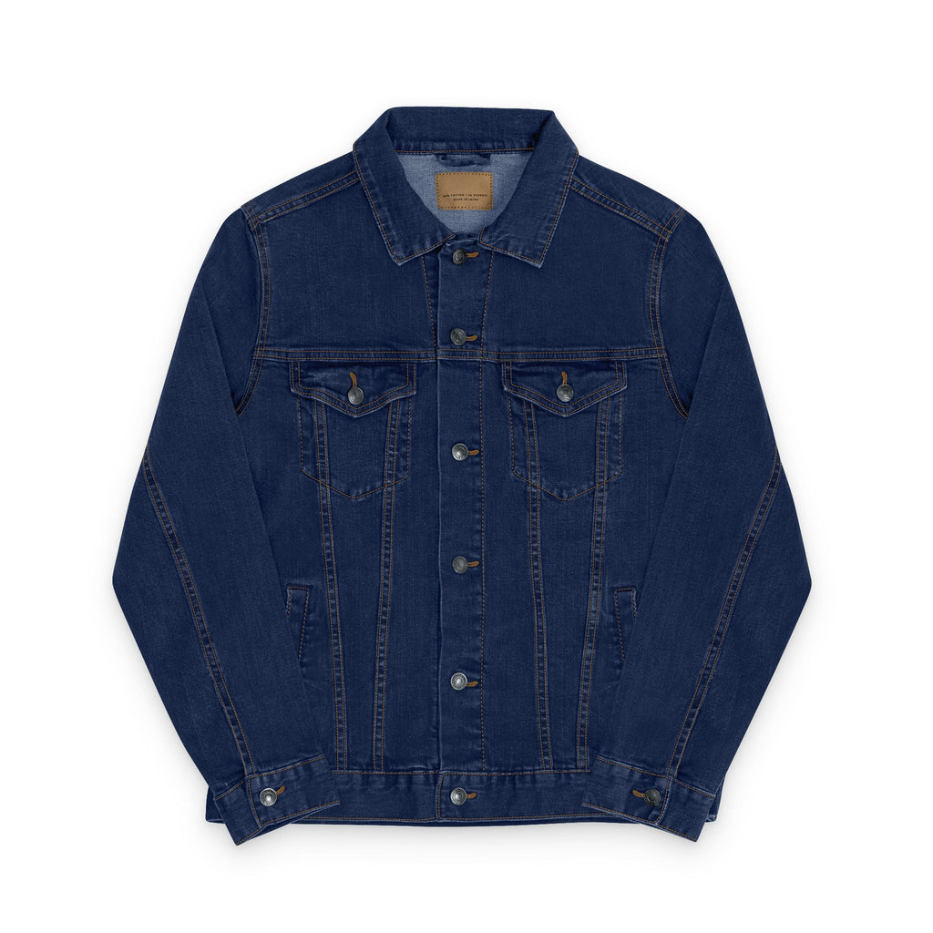 Embroidered Denim Jacket Printify
