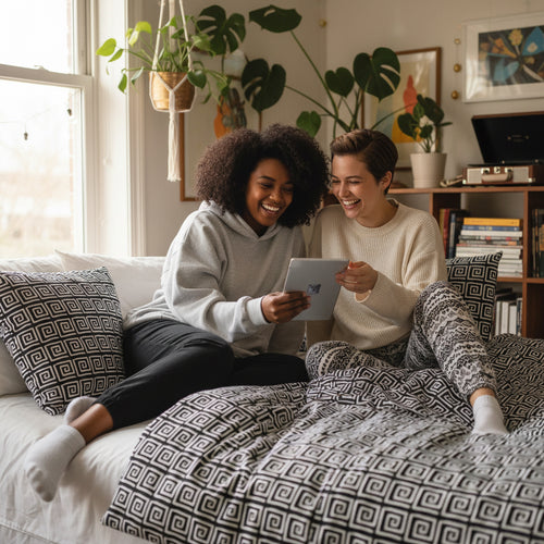 Queen Microfiber Duvet Cover Printify