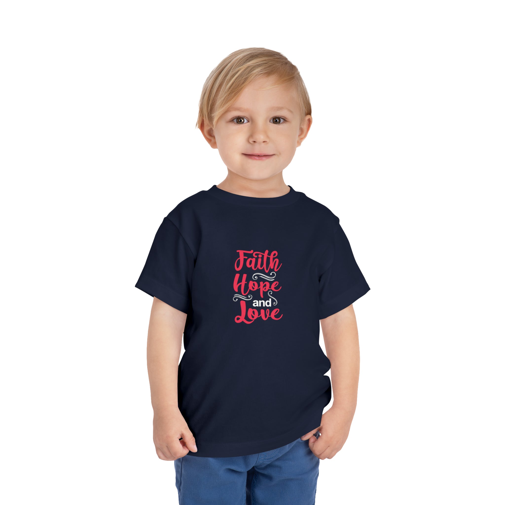 T-shirt pour tout-petits Faith Hope And Love 