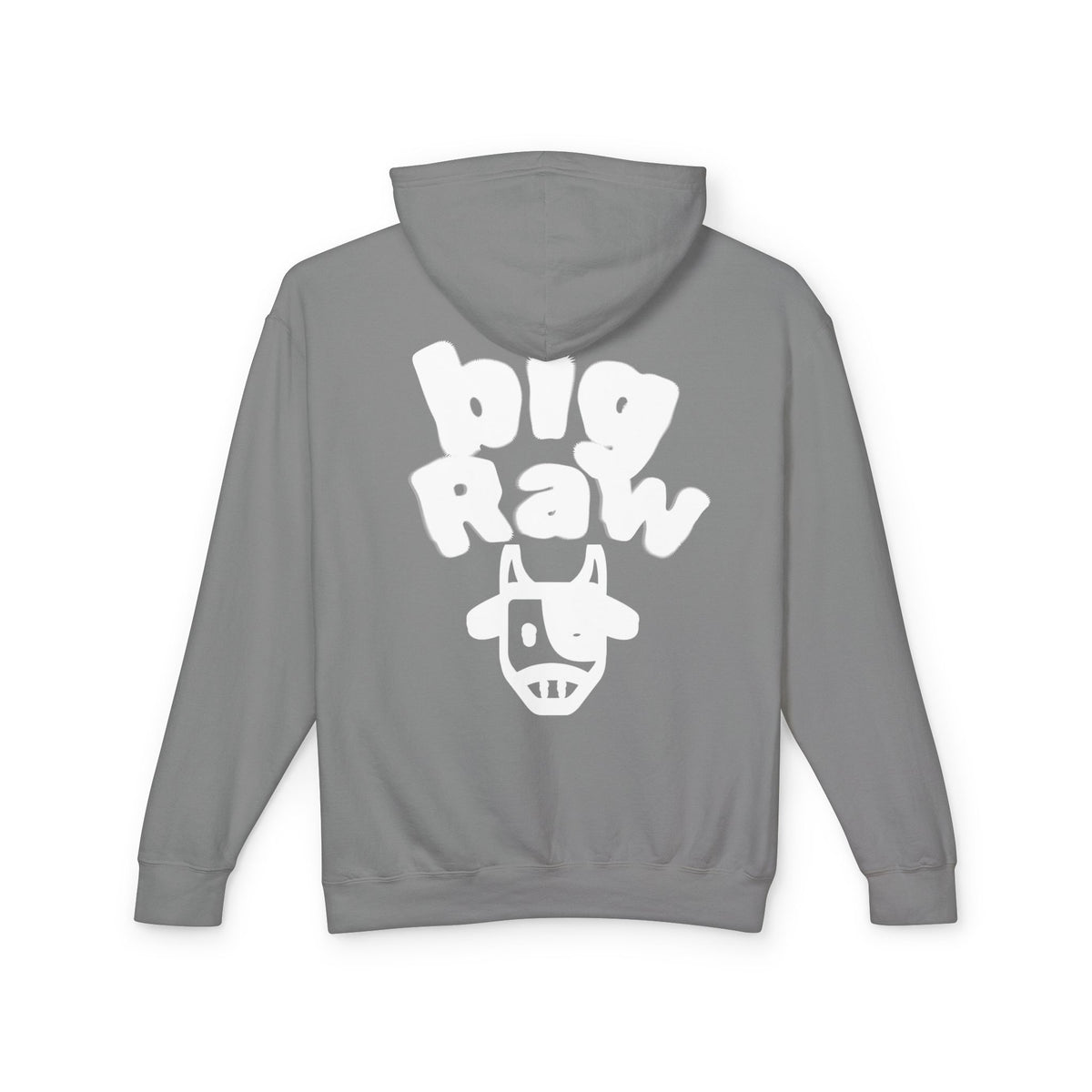 Big Raw Unisex Lightweight Hooded Sweatshirt - Cozy Casual Wear, Perfect for Everyday Use, Gift for Friends, Trendy Hoodie