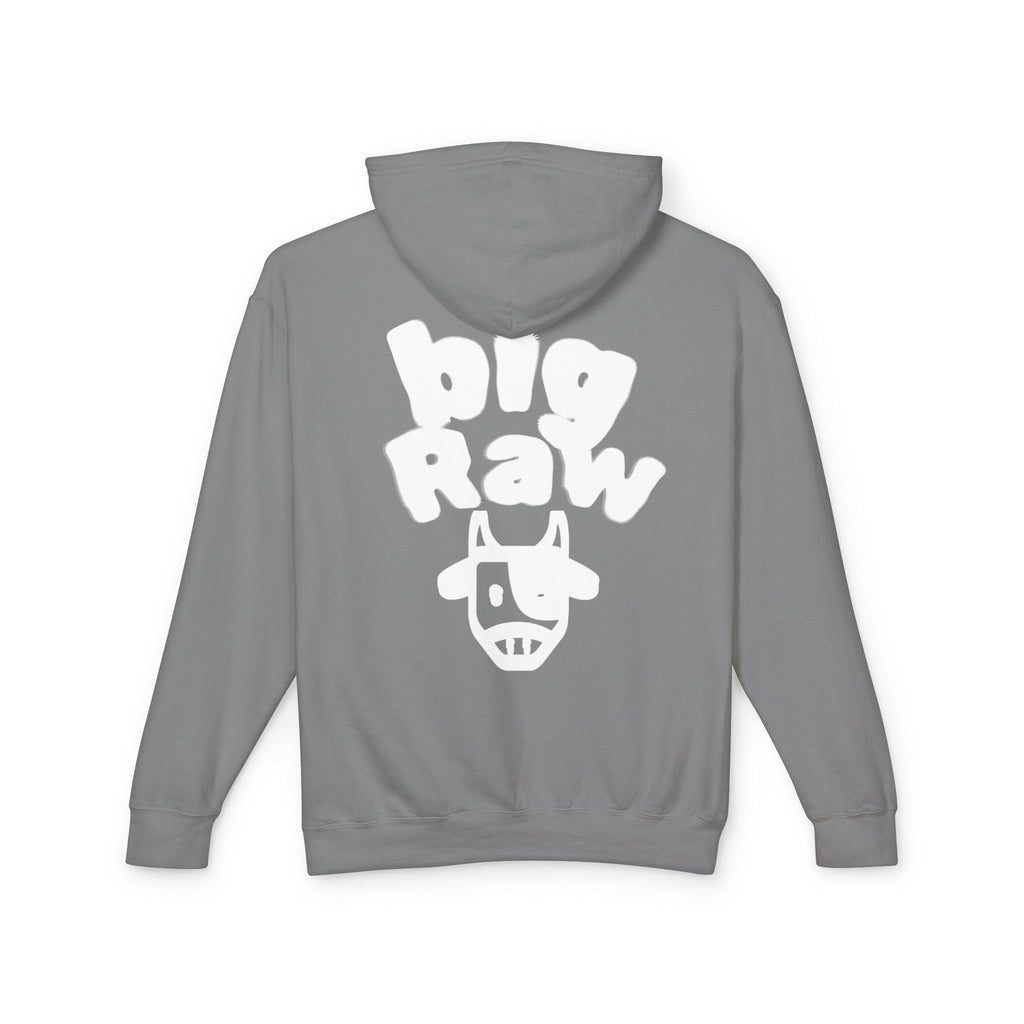 Big Raw Unisex Lightweight Hooded Sweatshirt - Cozy Casual Wear, Perfect for Everyday Use, Gift for Friends, Trendy Hoodie