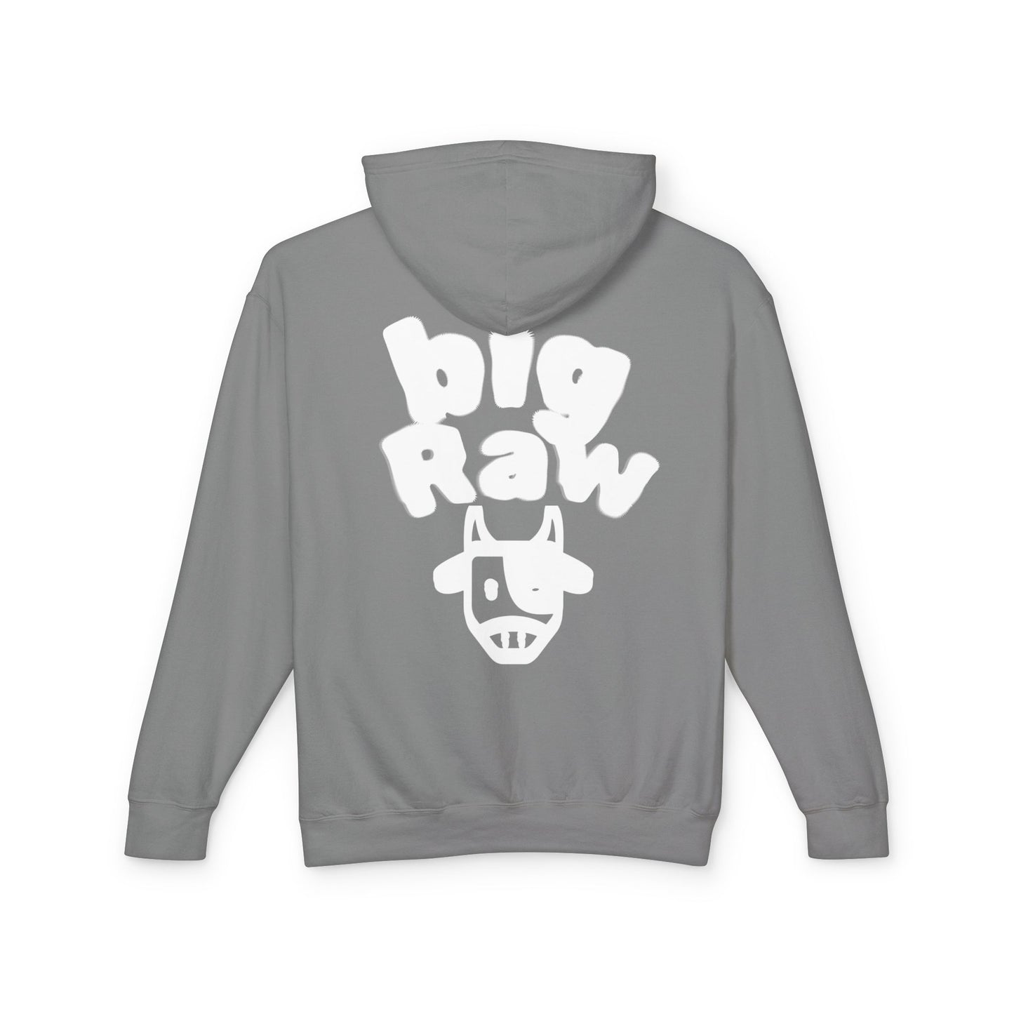 Big Raw Unisex Lightweight Hooded Sweatshirt - Cozy Casual Wear, Perfect for Everyday Use, Gift for Friends, Trendy Hoodie