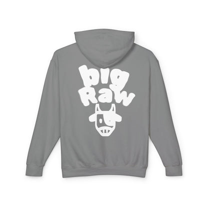Big Raw Unisex Lightweight Hooded Sweatshirt - Cozy Casual Wear, Perfect for Everyday Use, Gift for Friends, Trendy Hoodie