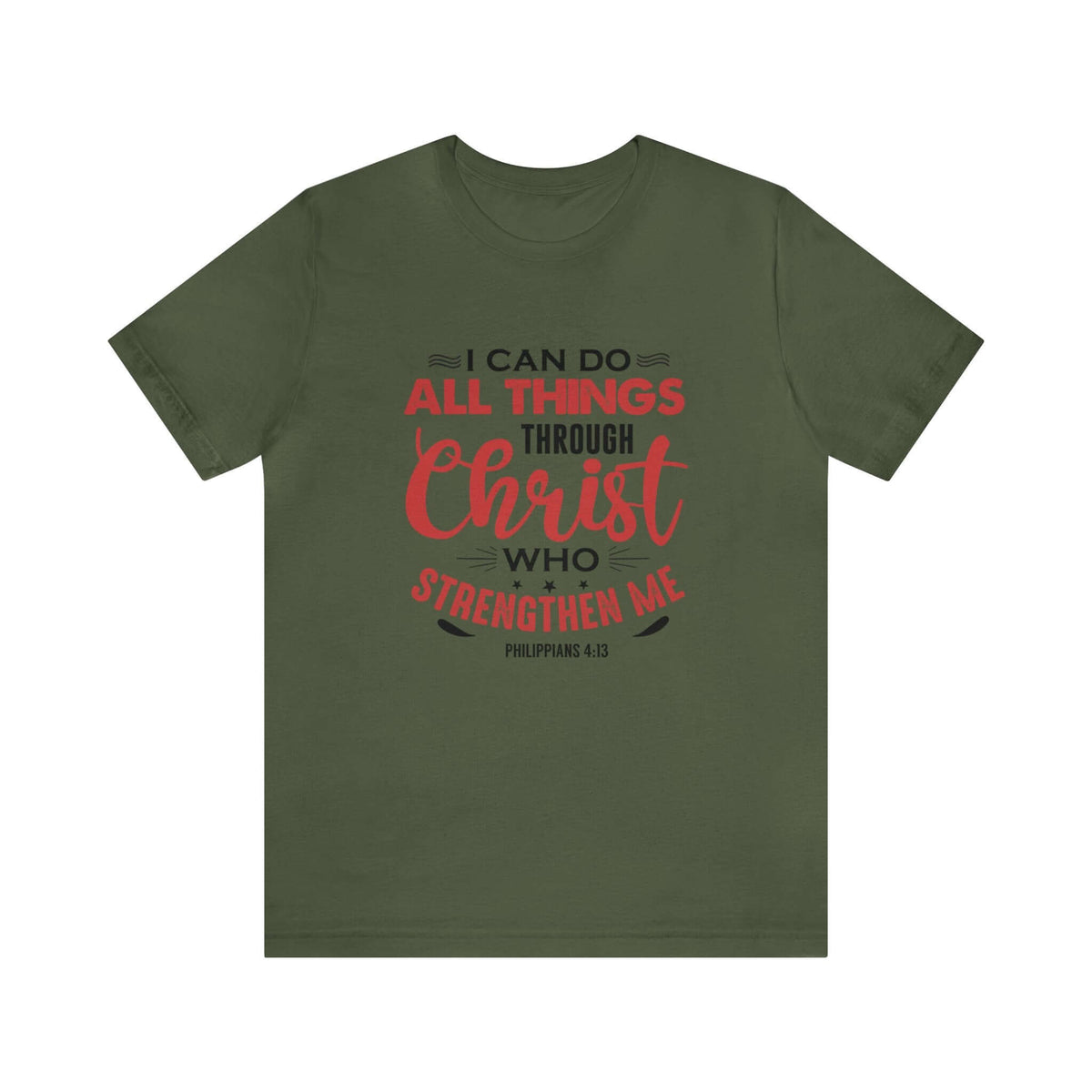 I Can Do All Things Trough Christ Unisex Tee - RC’nSONS