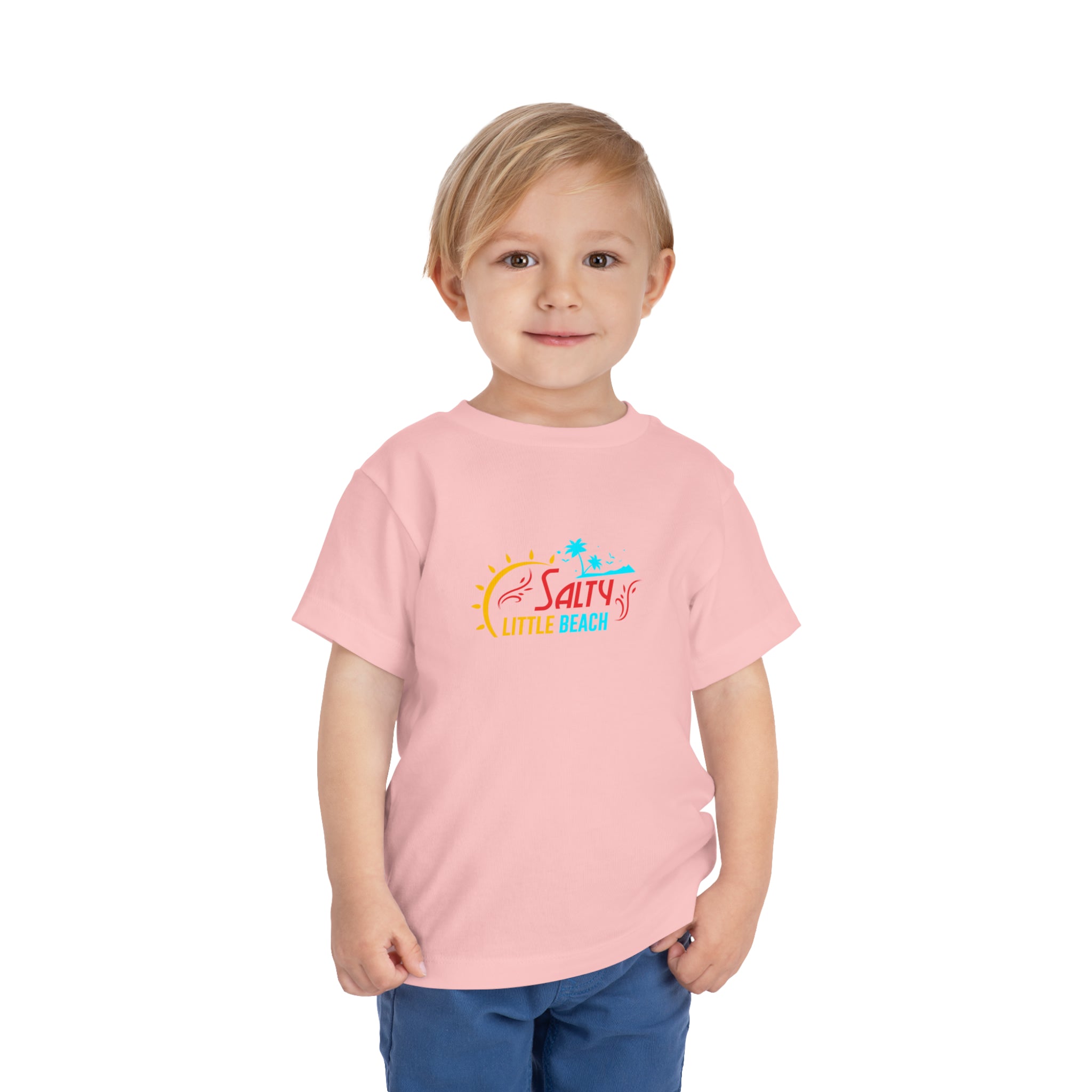 T-shirt pour tout-petits Salty Little Beach 