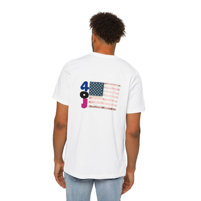 USA Flag Short-Sleeve T-Shirt, Patriotic Tee for Independence Day, Casual Wear, Gift for Veterans, Summer Style Printify
