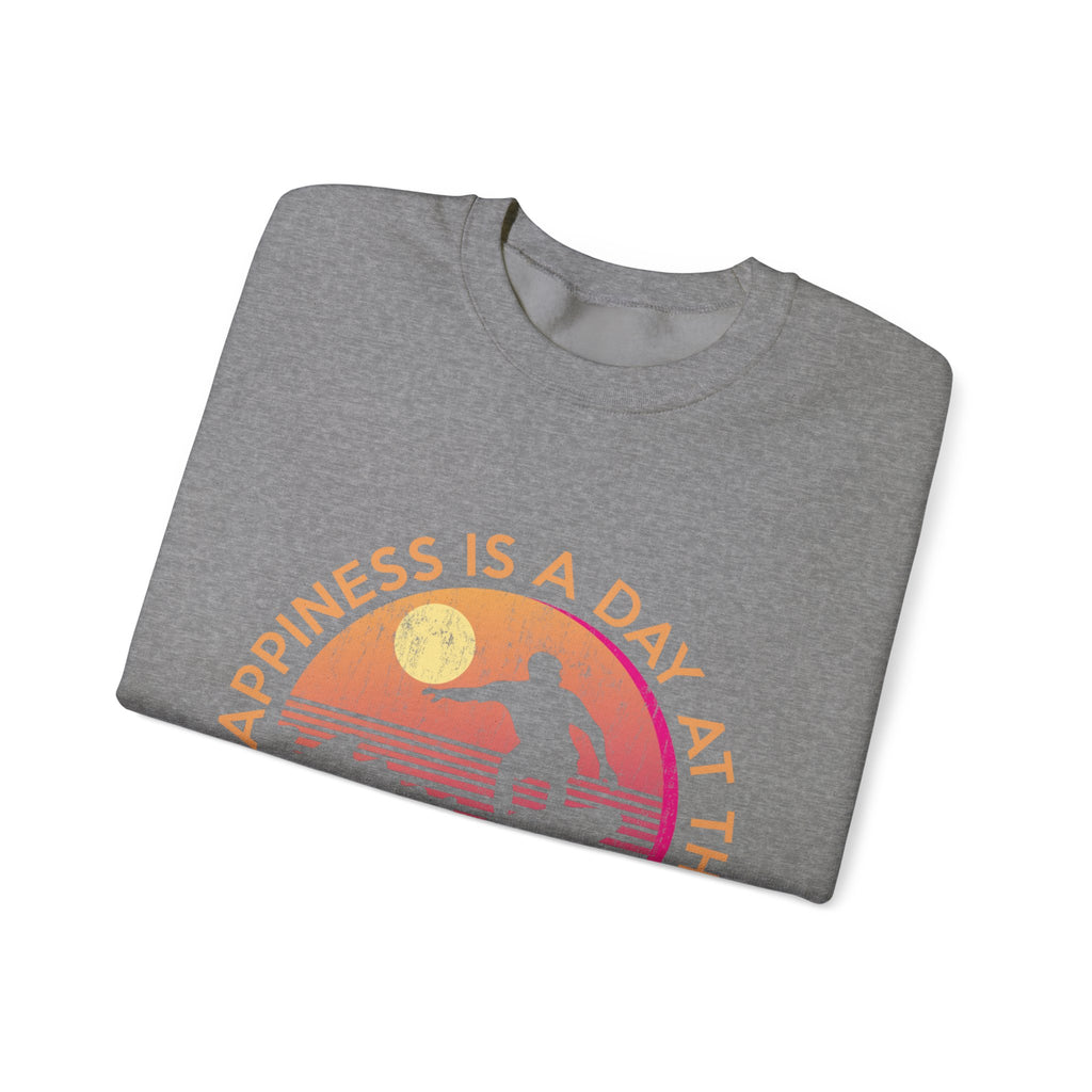 Le bonheur est une journée à la plage Sweat-shirt unisexe 