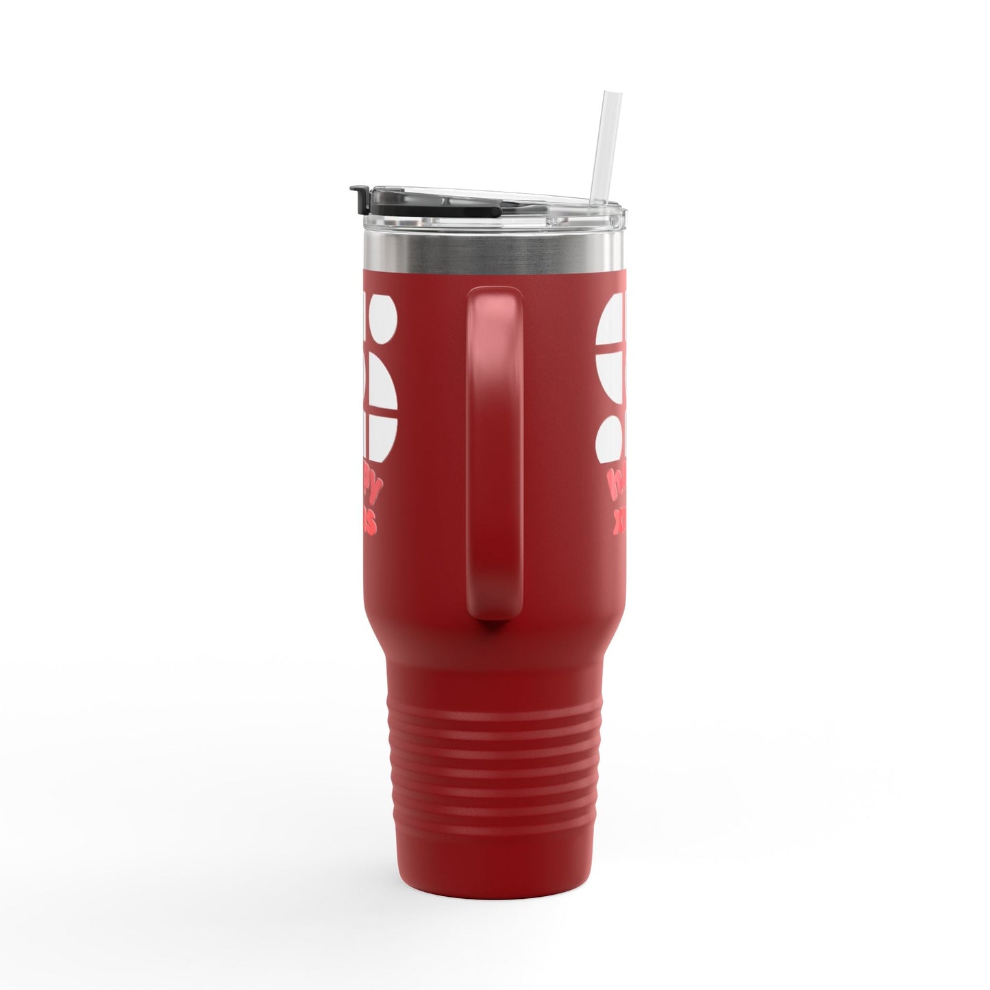 Travel Mug - 'Happy Xmas' Design Printify