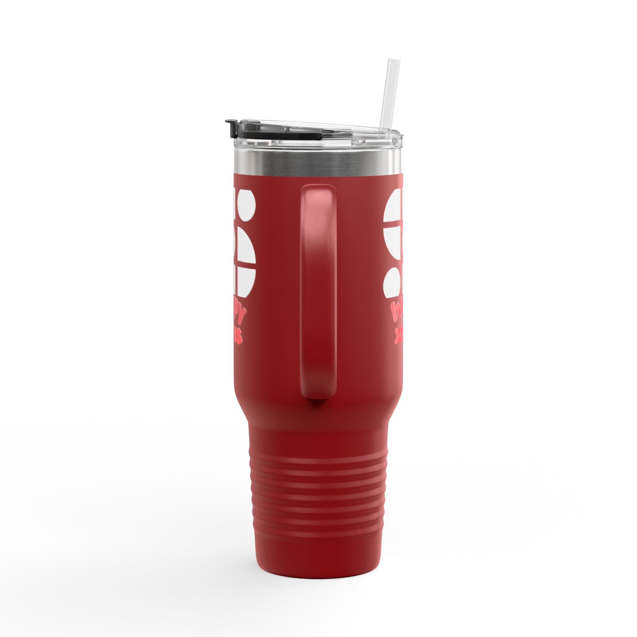 Travel Mug - 'Happy Xmas' Design Printify