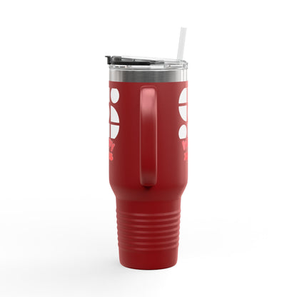 Travel Mug - 'Happy Xmas' Design Printify