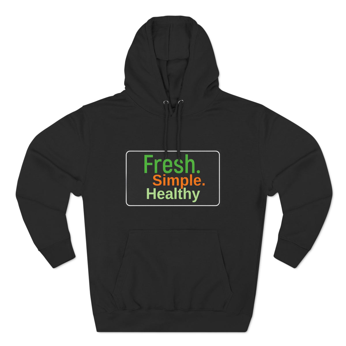 Unisex Three-Panel Fresh Simple Hoodie