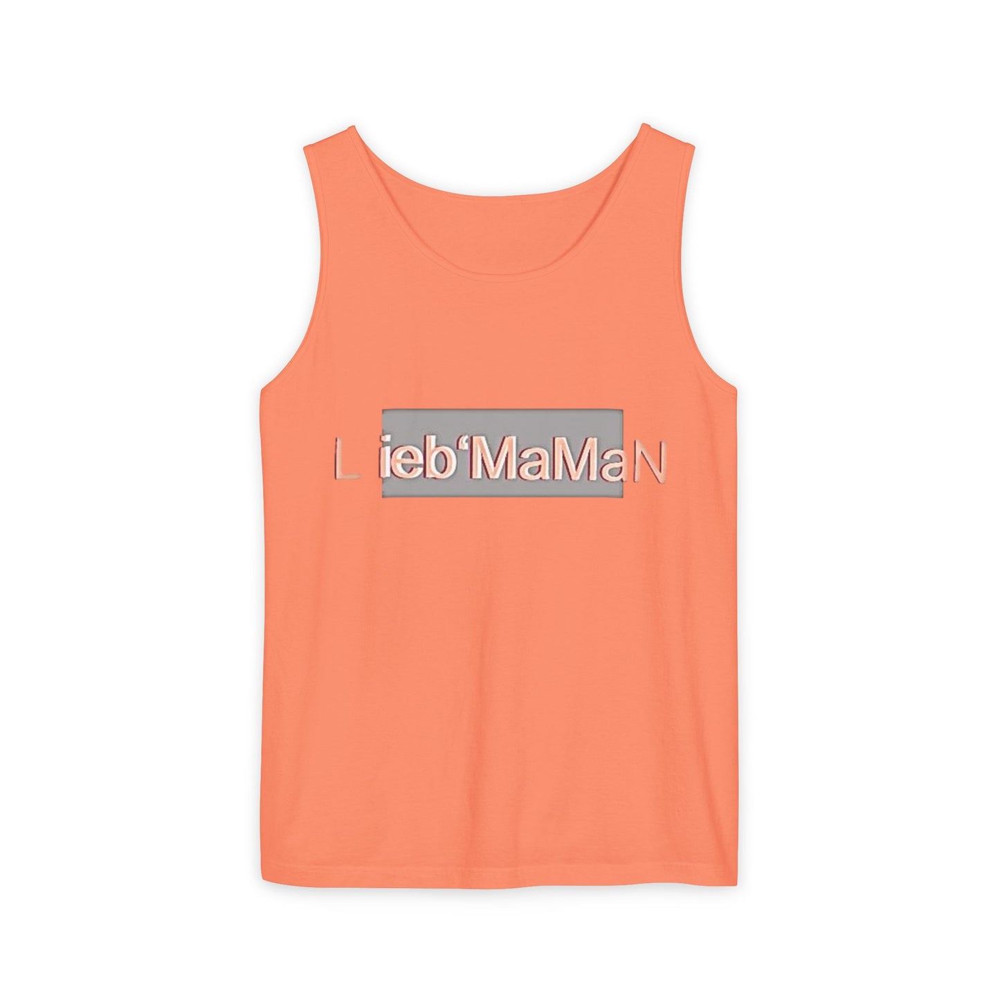 Lieb'MaMan Unisex Garment-Dyed Tank Top - Stylish and Comfortable Summer Wear