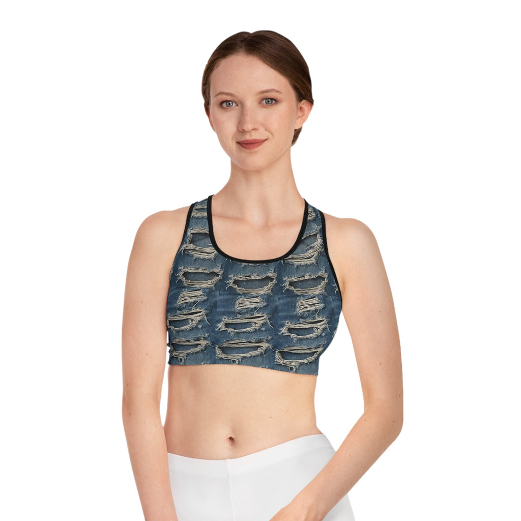 Trendy Workout Top, Activewear, Gym Bra, Casual Athleisure, Summer Fitness Fashion Printify