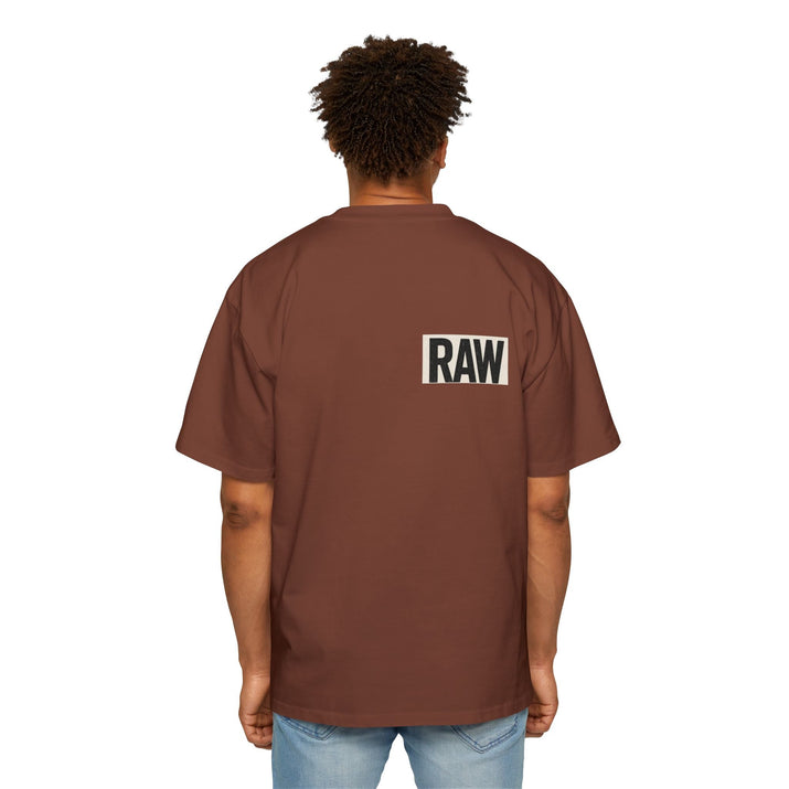 Men's Heavy Oversized Tee - Casual Streetwear, Summer Essential, Graphic T-Shirt, Gift for Him, Trending Fashion Printify