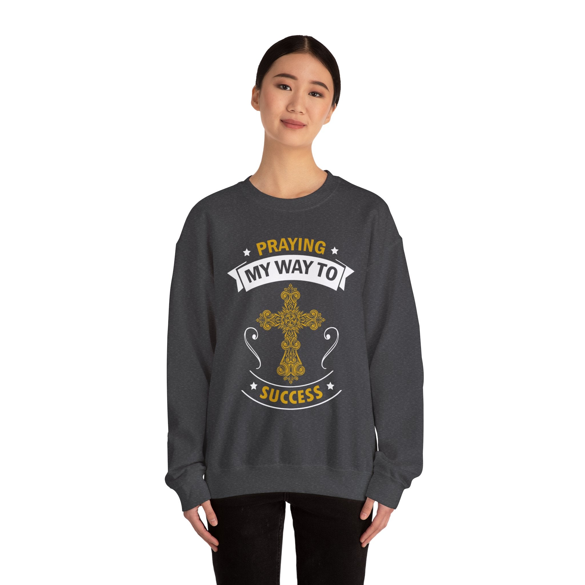 Prier mon chemin vers le succès Sweat-shirt unisexe 