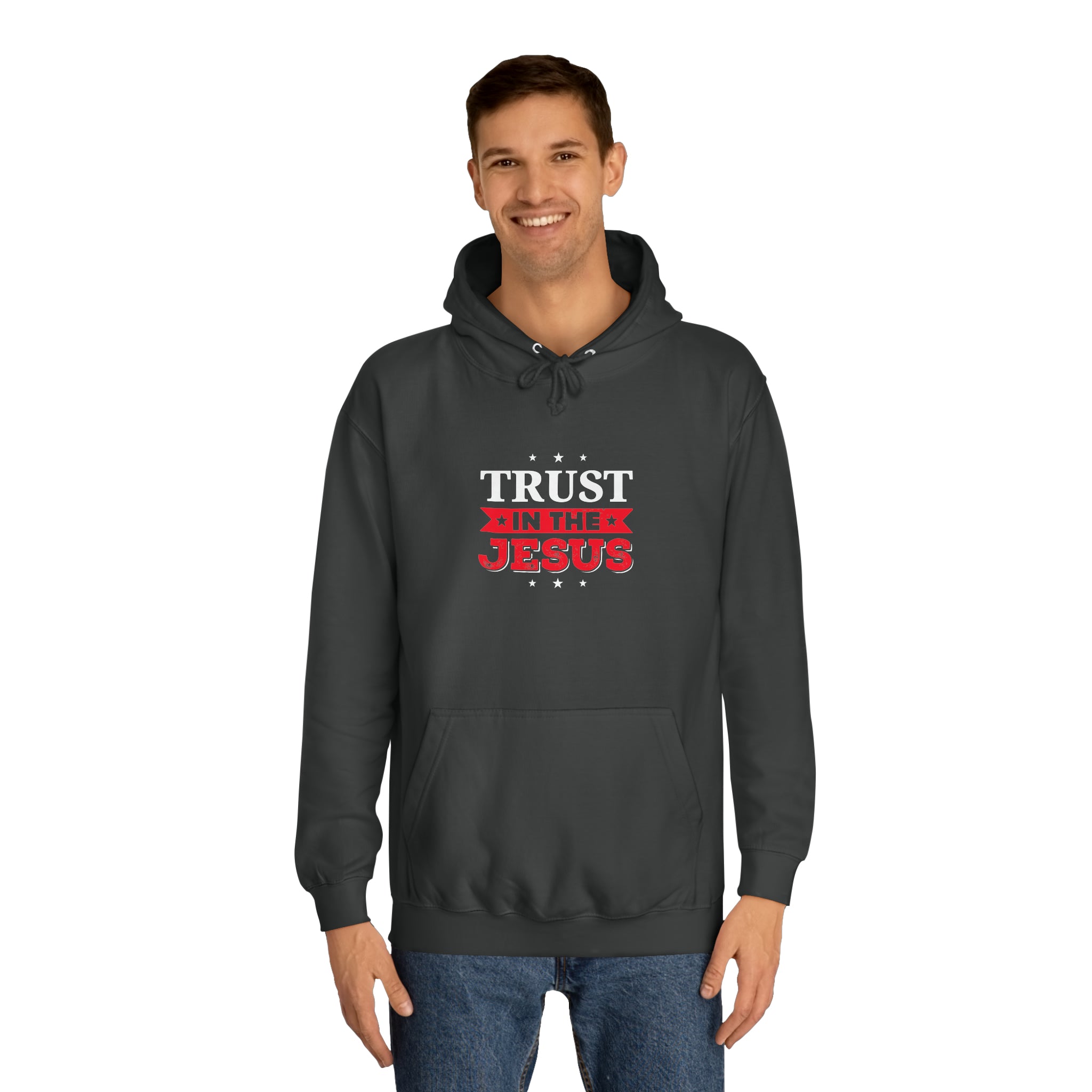 Faites confiance au sweat à capuche unisexe Jésus 