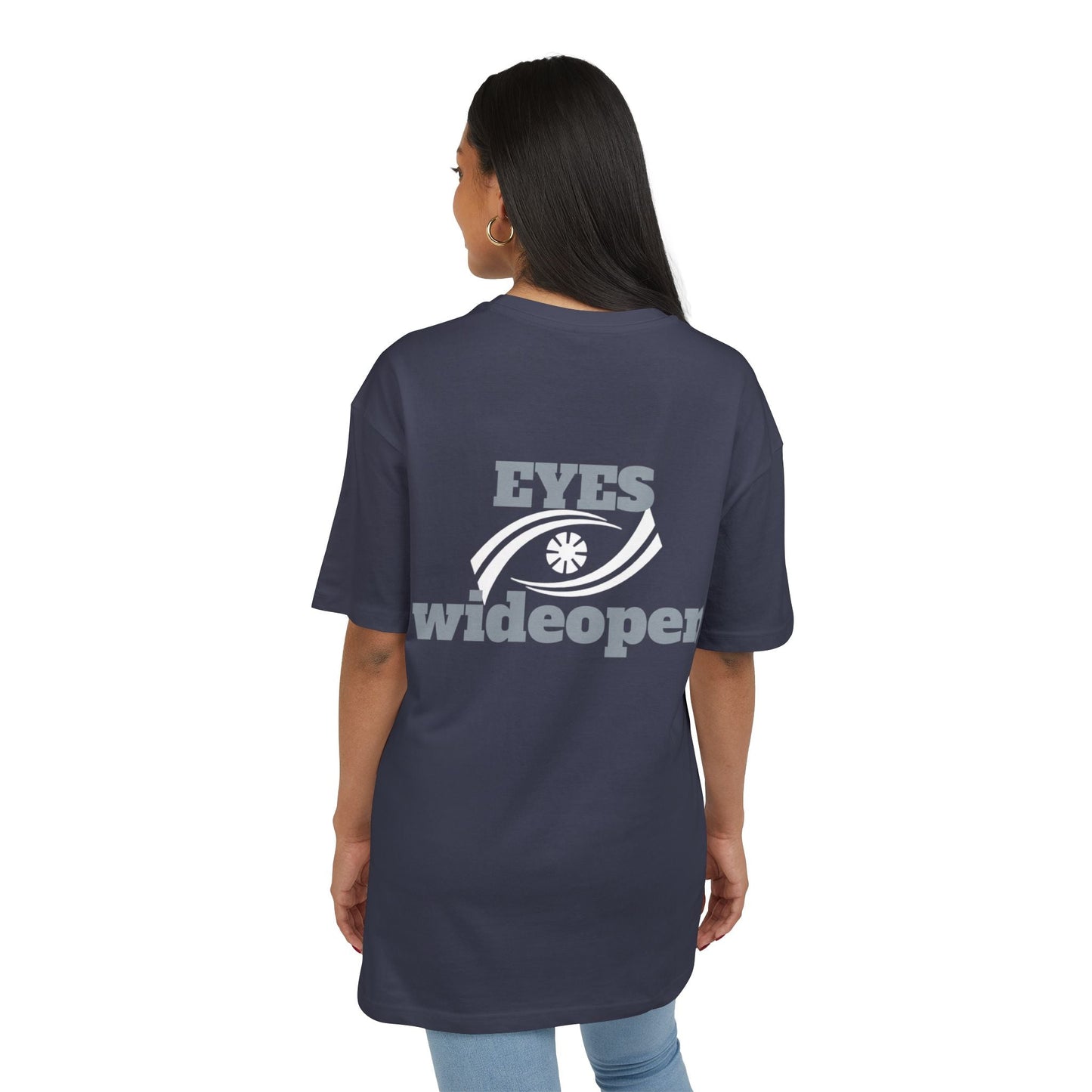 Oversized Graphic Tee - 'EYES wideopen' Statement Shirt, Casual Wear, Street Style, Gift for Trendsetters, Everyday Comfort Printify