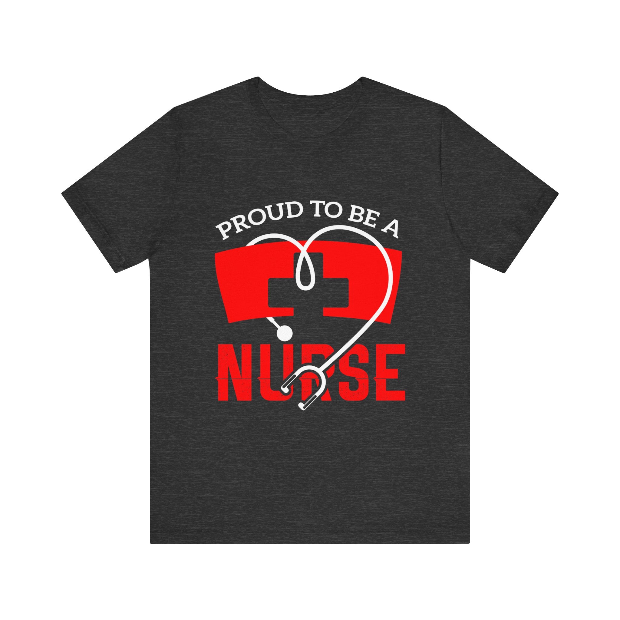 Fier d’être un tee-shirt unisexe infirmière 