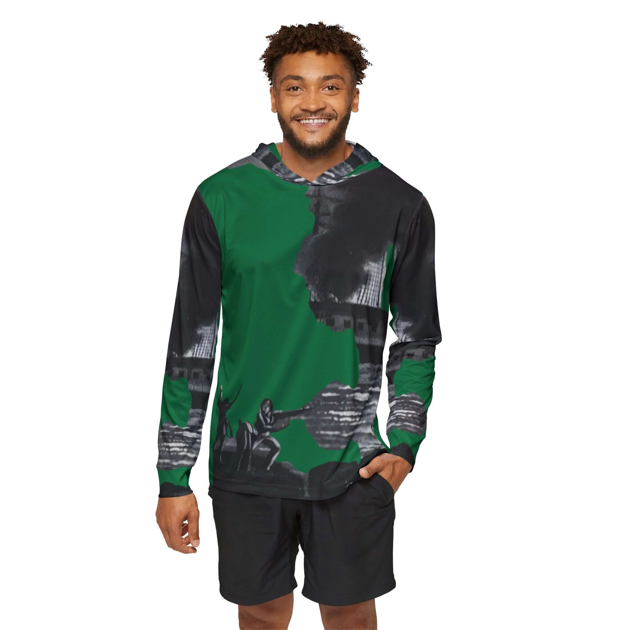 Men's Sports Warmup Seaman Hoodie (AOP)