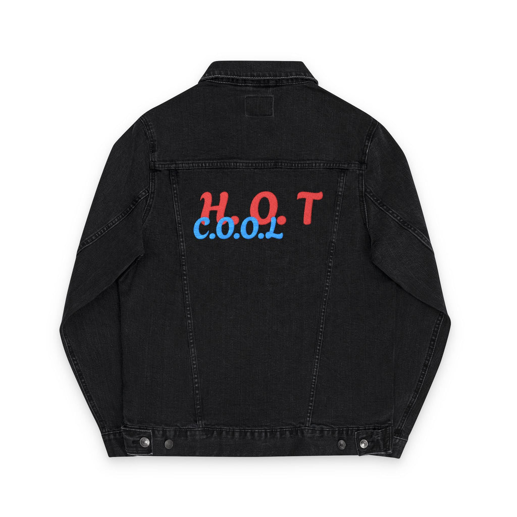 Stylish Unisex Embroidered Denim Jacket - Casual, Versatile, Gift for Birthdays, Holidays, Summer Outfits, Trendy Layering Printify