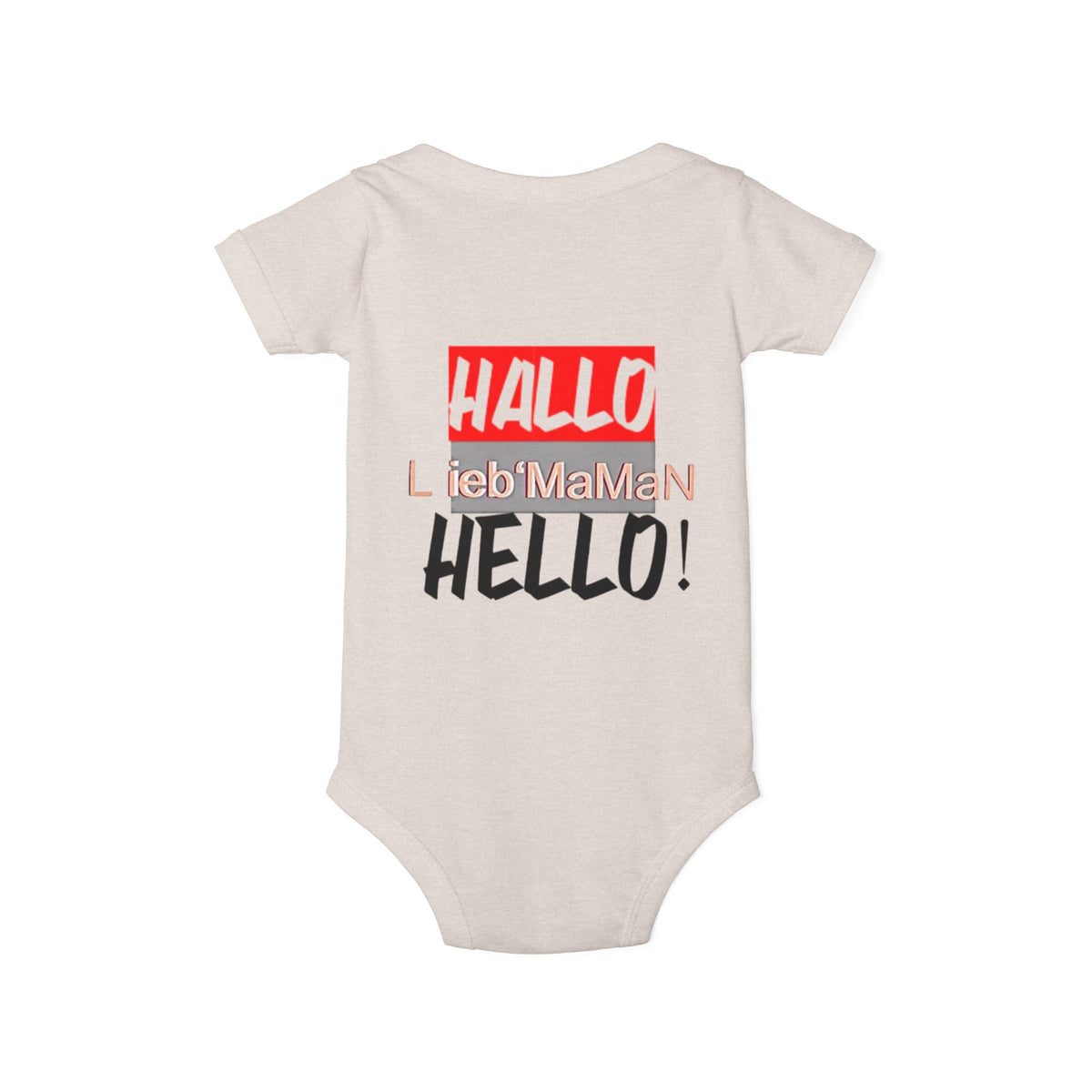 Hello Baby Bodysuit - Cute Multilingual Infant Jersey One Piece