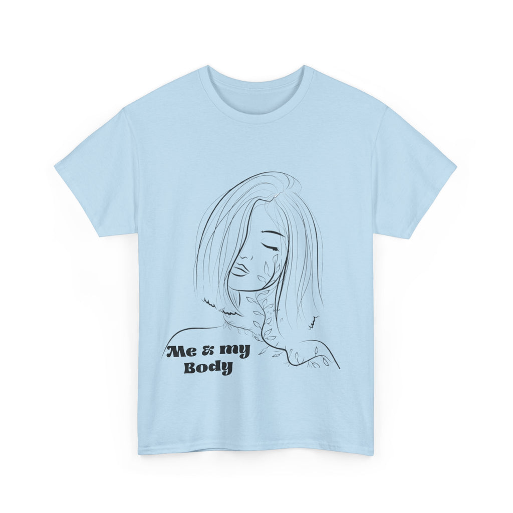 Unisex Faded Cotton Me my Body  Tee