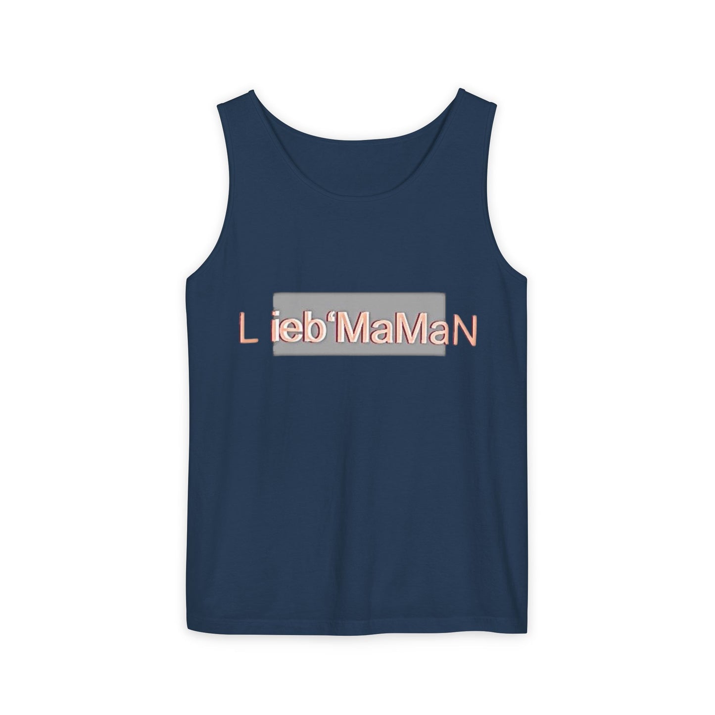 Lieb'MaMan Unisex Garment-Dyed Tank Top - Stylish and Comfortable Summer Wear