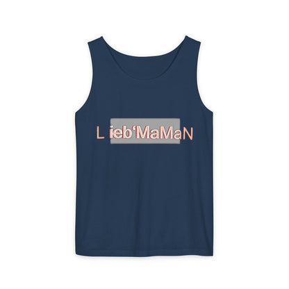 Lieb'MaMan Unisex Garment-Dyed Tank Top - Stylish and Comfortable Summer Wear
