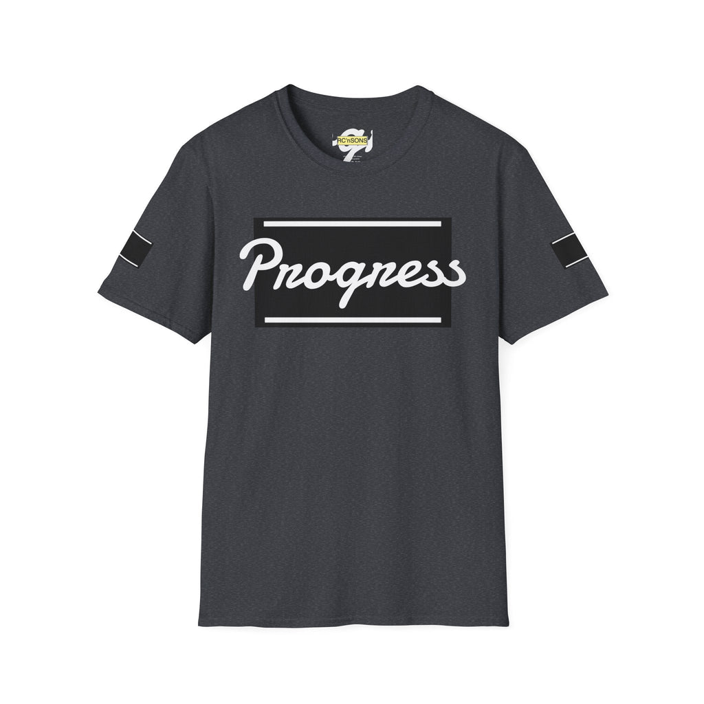 Motivational Unisex Softstyle T-Shirt | Progress Tee, Gift for Teens, Casual Wear, Workout Shirt, Inspirational Apparel Printify