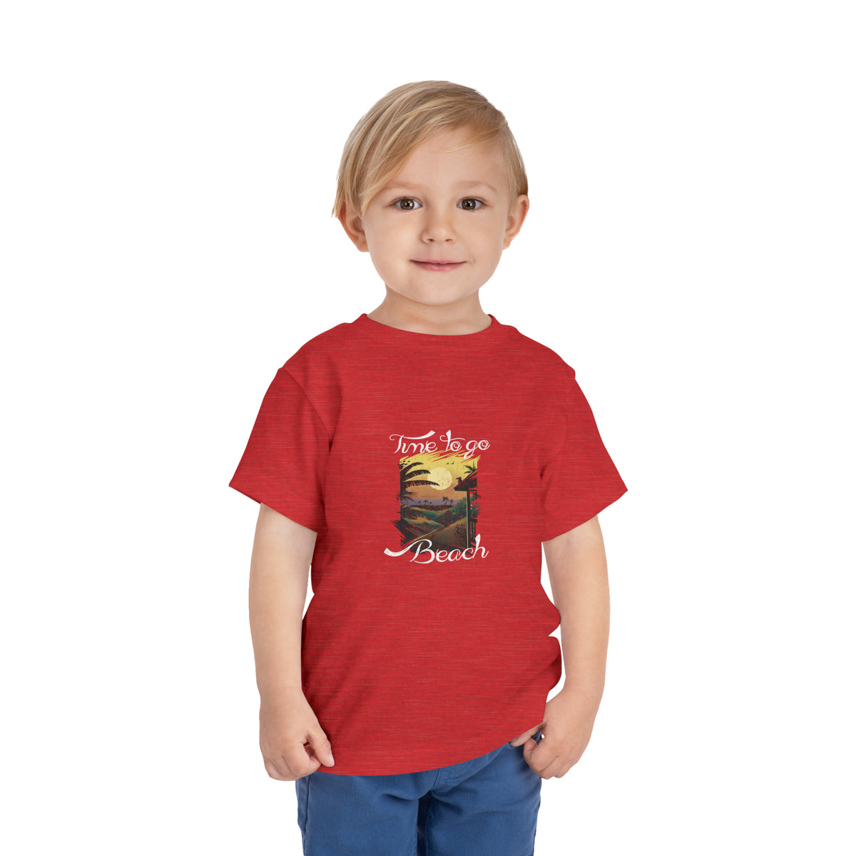 Time To Go Beach Toddler Tee
