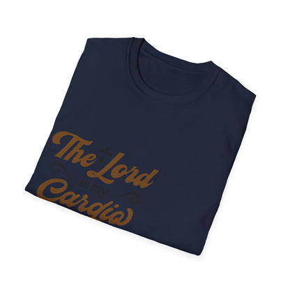 Faith-Inspired Unisex T-Shirt, The Lord is My Cardia, Christian Apparel, Spiritual Gift, Everyday Comfort Wear, Perfect for Church, [...] Printify