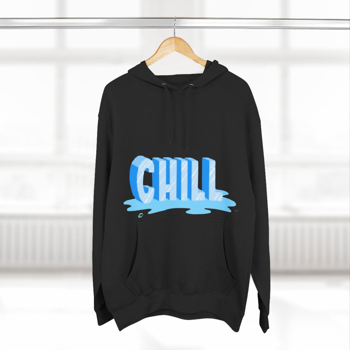 Unisex Three-Panel Fleece Chill Hoodie