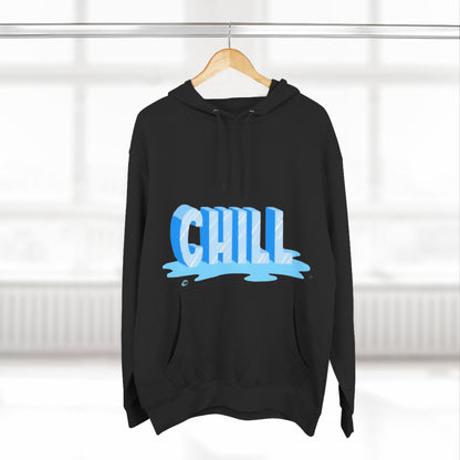 Unisex Three-Panel Fleece Chill Hoodie