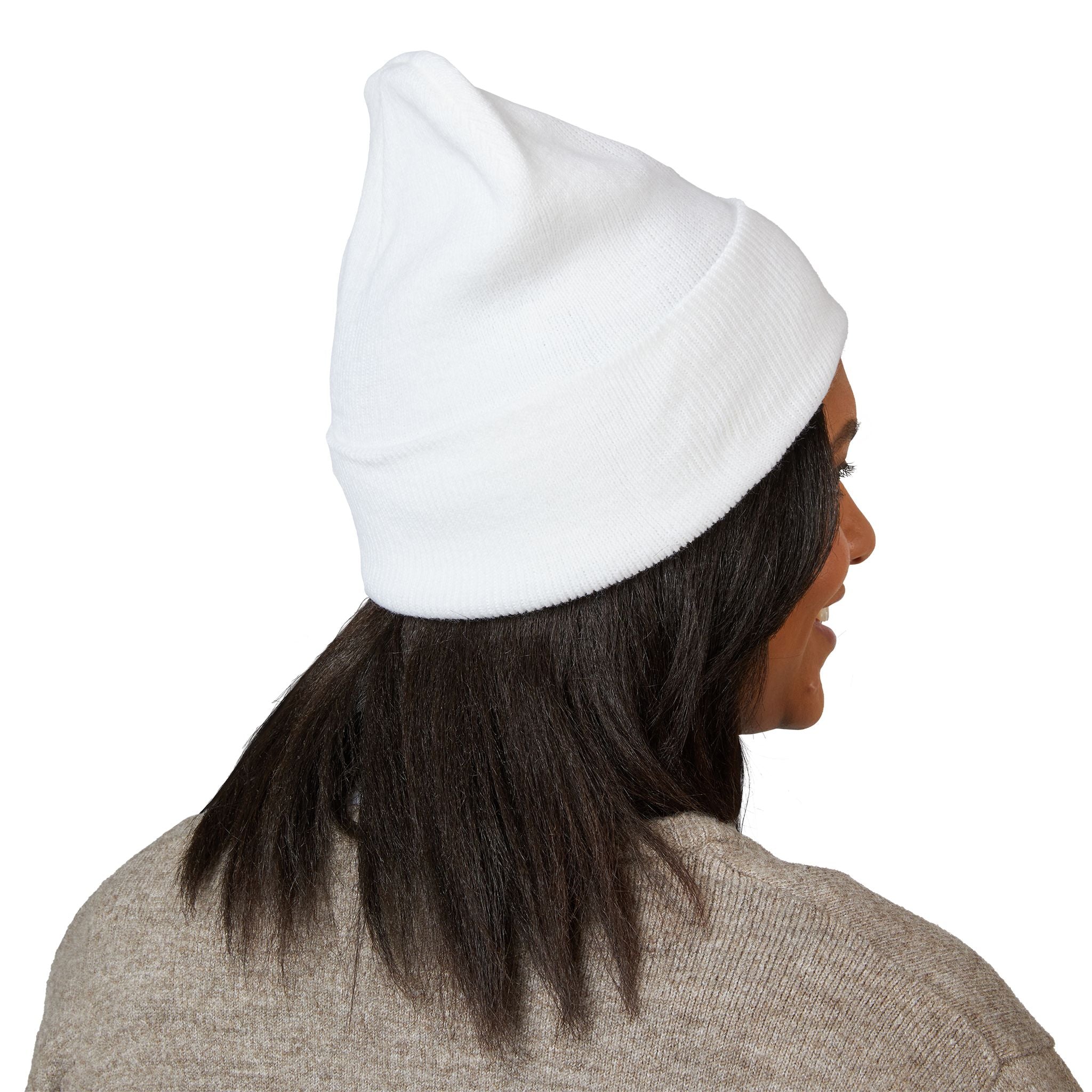 Beanie Hat Cat Design Embroidery