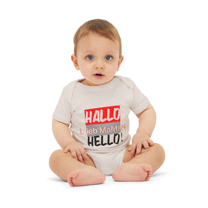 Hello Baby Bodysuit - Cute Multilingual Infant Jersey One Piece