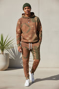 Aztec Patchwork Joggers — Rustic Boho Athletic Sweatpants