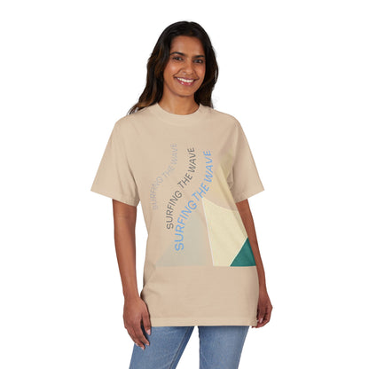 Surfing the Wave Graphic Tee, Casual T-Shirt, Beach Shirt, Summer Style, Unisex Apparel, Gift for Surfers