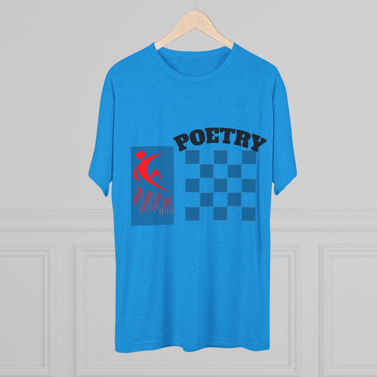 Poetry Inspired Unisex Tri-Blend Crew Tee - Soft Casual Wear for Artistic Souls, Perfect for Poetry Lovers, Gift for Writers, Creative [...] Printify