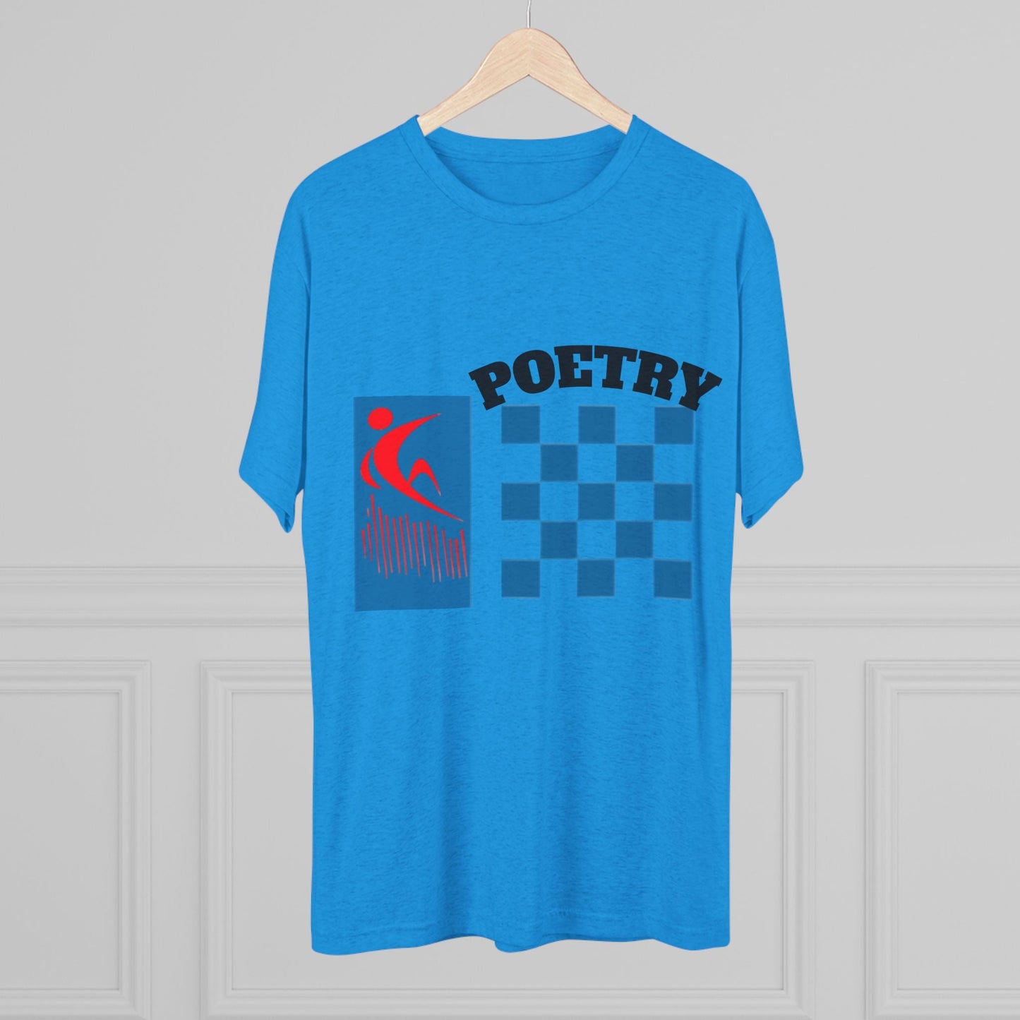 Poetry Inspired Unisex Tri-Blend Crew Tee - Soft Casual Wear for Artistic Souls, Perfect for Poetry Lovers, Gift for Writers, Creative [...] Printify