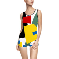 Women's Vintage Swimsuit (AOP)