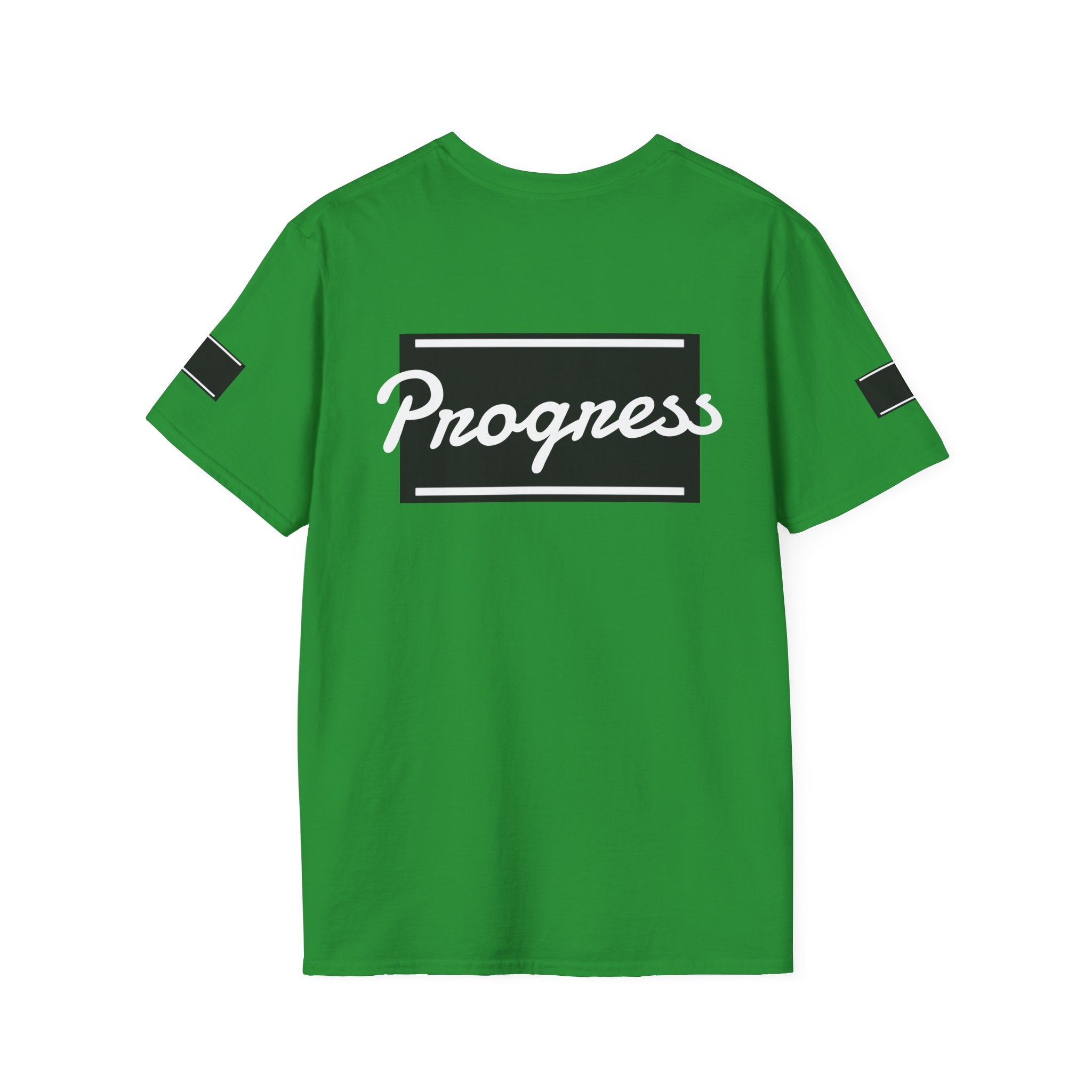 Motivational Unisex Softstyle T-Shirt | Progress Tee, Gift for Teens, Casual Wear, Workout Shirt, Inspirational Apparel Printify